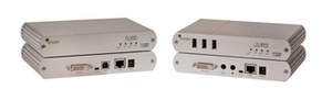EL3500  KVM 延长器 DVI + USB 2.0使用Cat 5e延长可达500米
